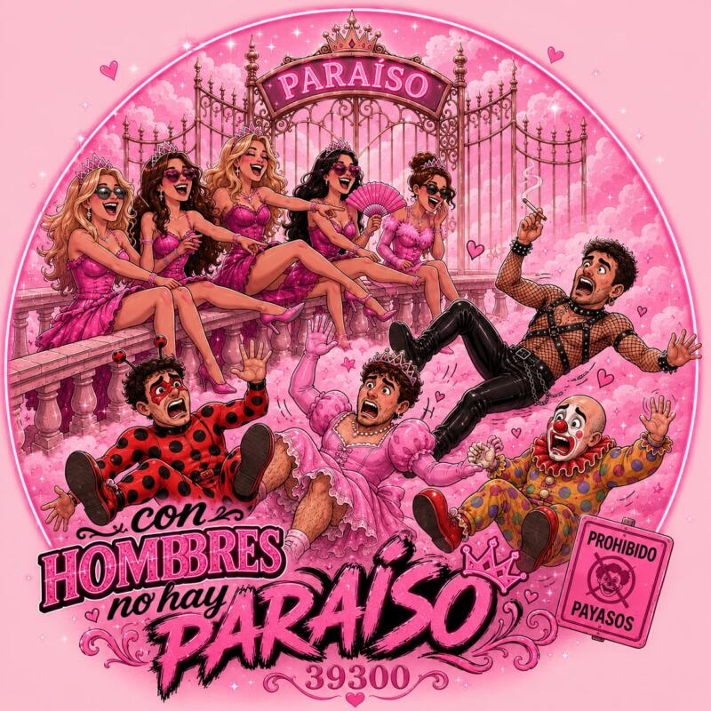 Con hombres no hay paraíso