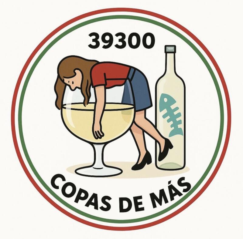 39300 copas de más